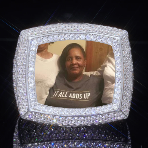 3D CUSTOM PICTURE ICED RING