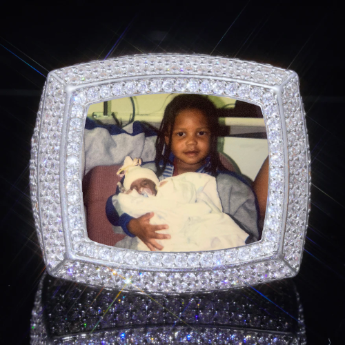 3D CUSTOM PICTURE ICED RING