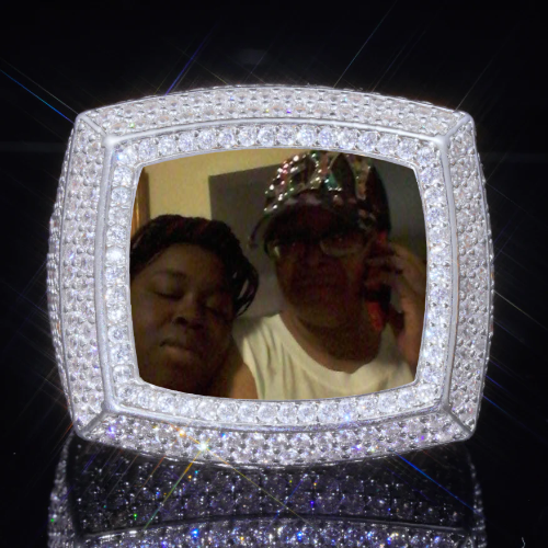3D CUSTOM PICTURE ICED RING
