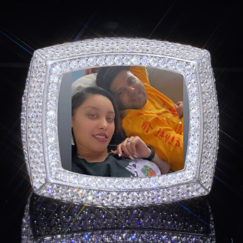 3D CUSTOM PICTURE ICED RING