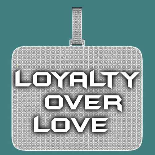 CUSTOM LETTER NECKLACE 3D BIG SQUARE