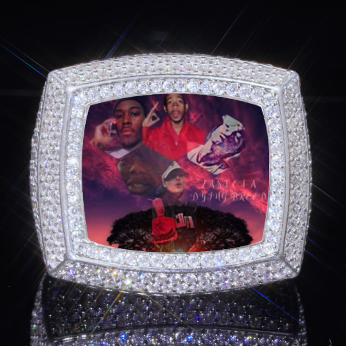 3D CUSTOM PICTURE ICED RING