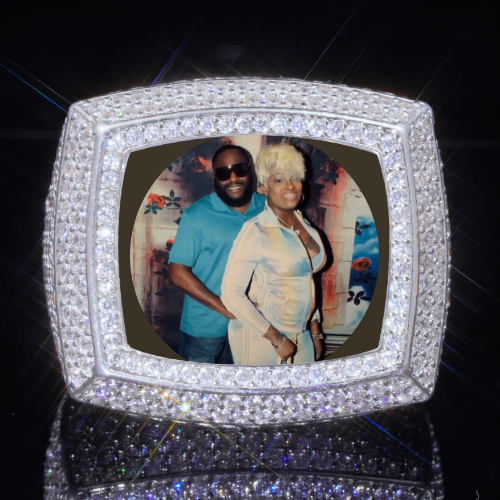 3D CUSTOM PICTURE ICED RING