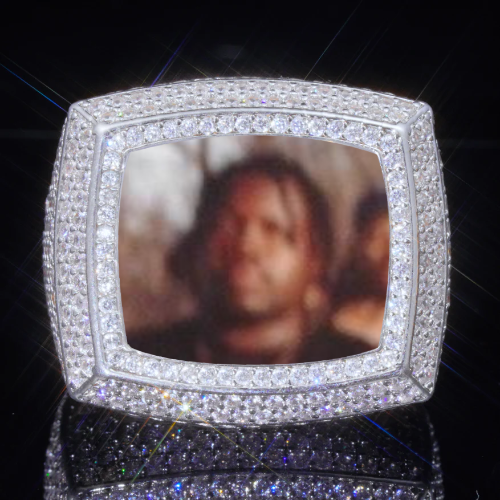 3D CUSTOM PICTURE ICED RING