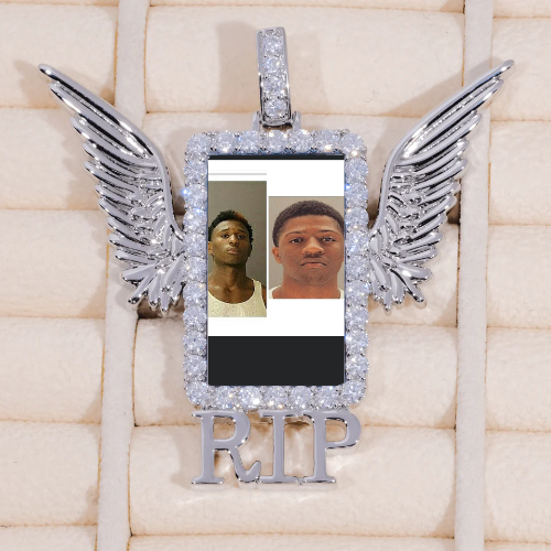 RIP WING 3D CUSTOM PICTURE PENDANT