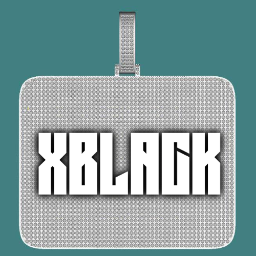 CUSTOM LETTER NECKLACE 3D BIG SQUARE