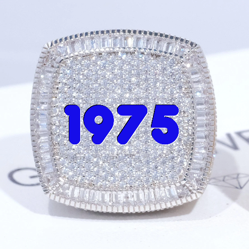 CUSTOM LETTER 3D ICED RING