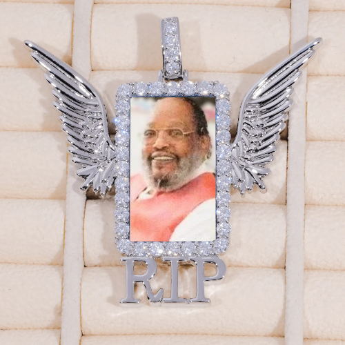 RIP WING 3D CUSTOM PICTURE PENDANT