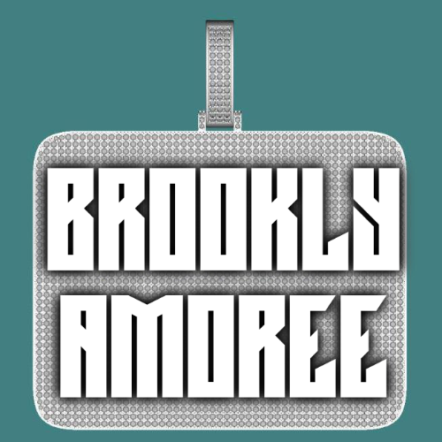 CUSTOM LETTER NECKLACE 3D BIG SQUARE