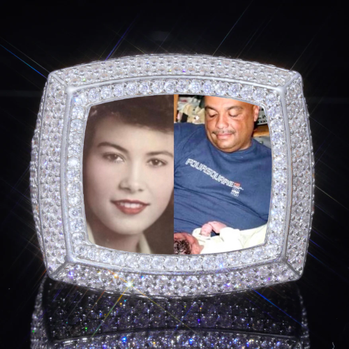 3D CUSTOM PICTURE ICED RING