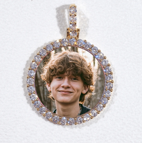 3D CIRCLE CUSTOM PICTURE PENDANT SMALL SIZE