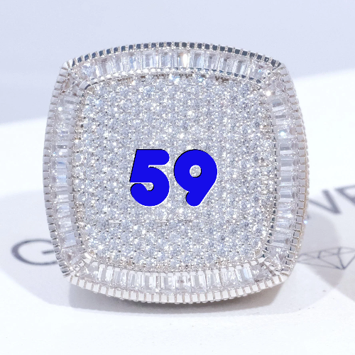 CUSTOM LETTER 3D ICED RING
