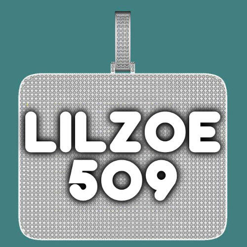 CUSTOM LETTER NECKLACE 3D BIG SQUARE