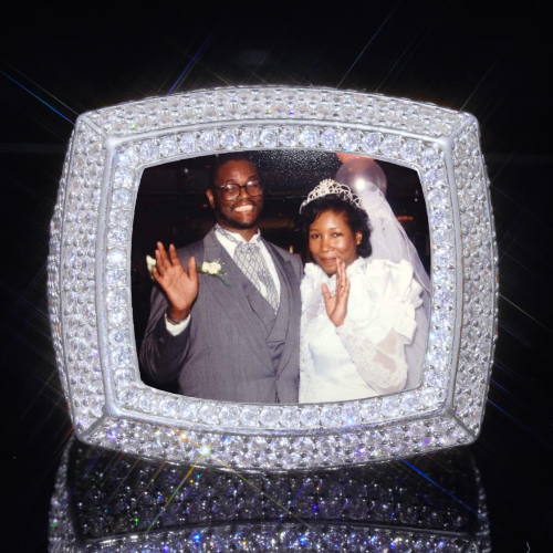 3D CUSTOM PICTURE ICED RING