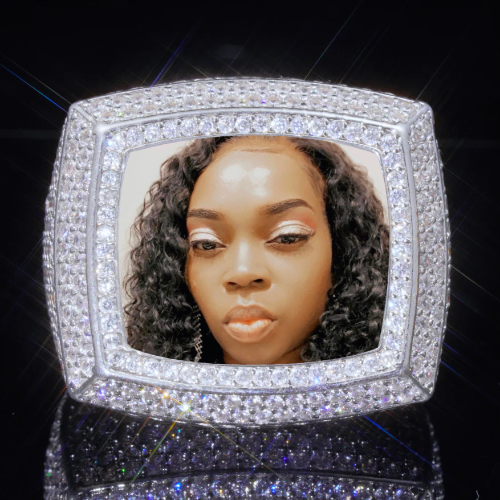 3D CUSTOM PICTURE ICED RING