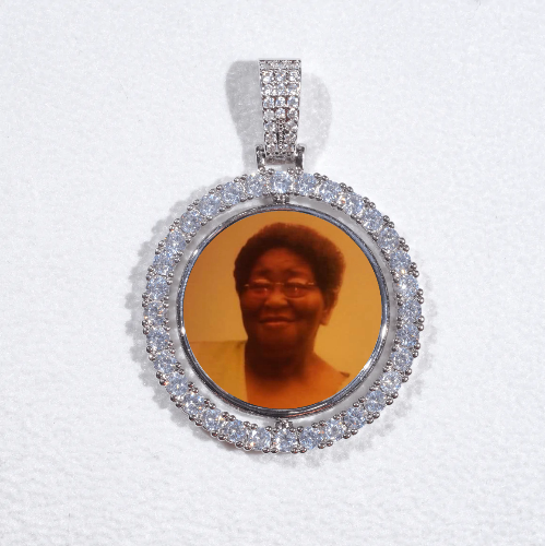 3D Spinning 2-Faced Custom Picture Pendant