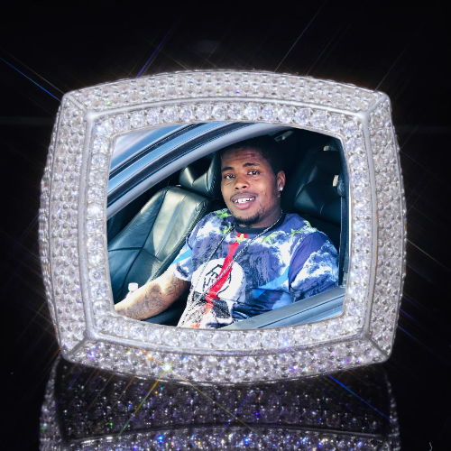 3D CUSTOM PICTURE ICED RING