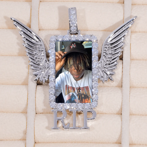 RIP WING 3D CUSTOM PICTURE PENDANT