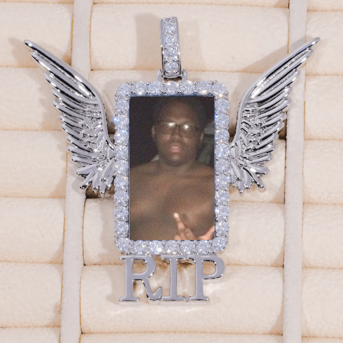 RIP WING 3D CUSTOM PICTURE PENDANT