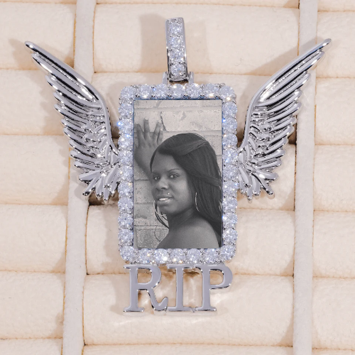 RIP WING 3D CUSTOM PICTURE PENDANT