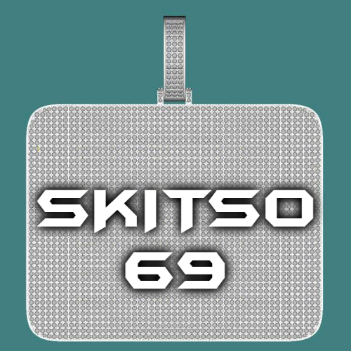 CUSTOM LETTER NECKLACE 3D BIG SQUARE