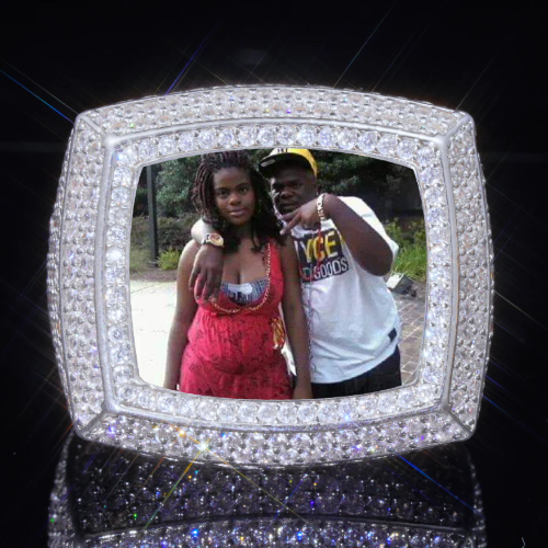 3D CUSTOM PICTURE ICED RING