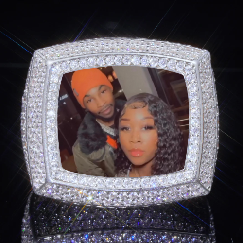 3D CUSTOM PICTURE ICED RING