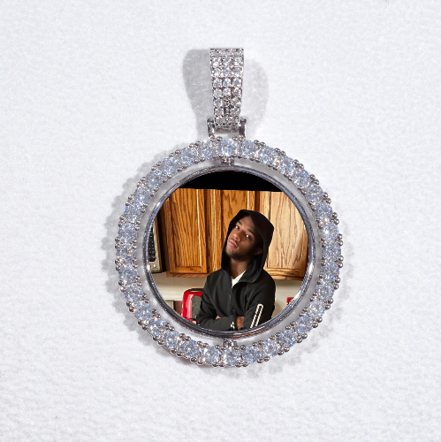 3D Spinning 2-Faced Custom Picture Pendant