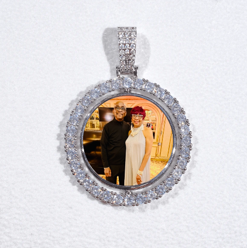 3D Spinning 2-Faced Custom Picture Pendant