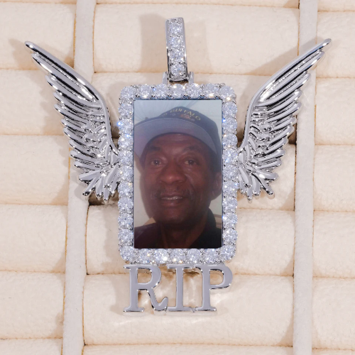 RIP WING 3D CUSTOM PICTURE PENDANT