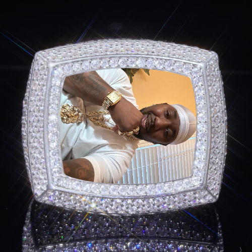 3D CUSTOM PICTURE ICED RING