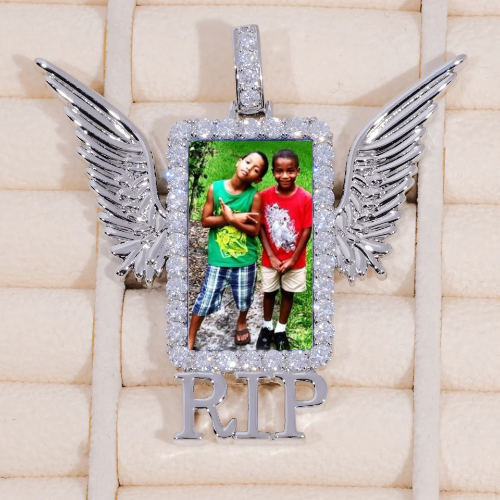 RIP WING 3D CUSTOM PICTURE PENDANT
