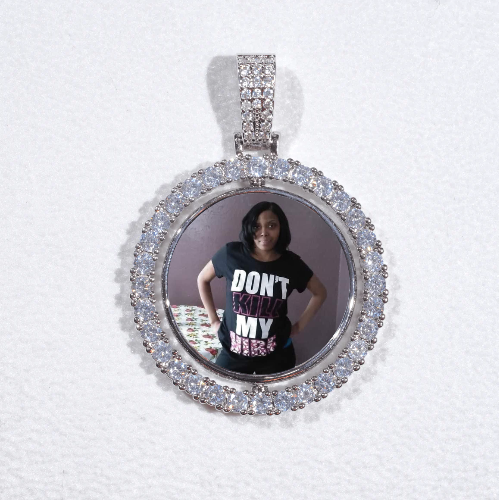 3D Spinning 2-Faced Custom Picture Pendant