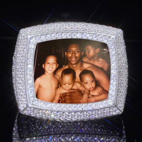 3D CUSTOM PICTURE ICED RING