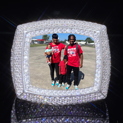 3D CUSTOM PICTURE ICED RING