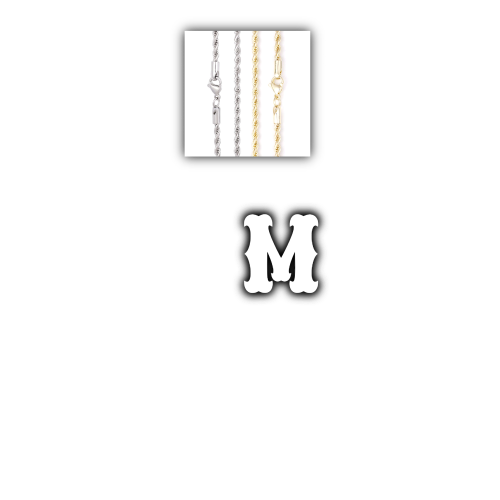Custom Letters Freibeuter Font Necklace