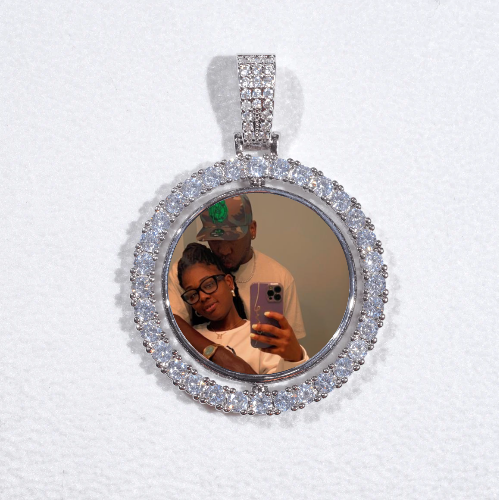 3D Spinning 2-Faced Custom Picture Pendant