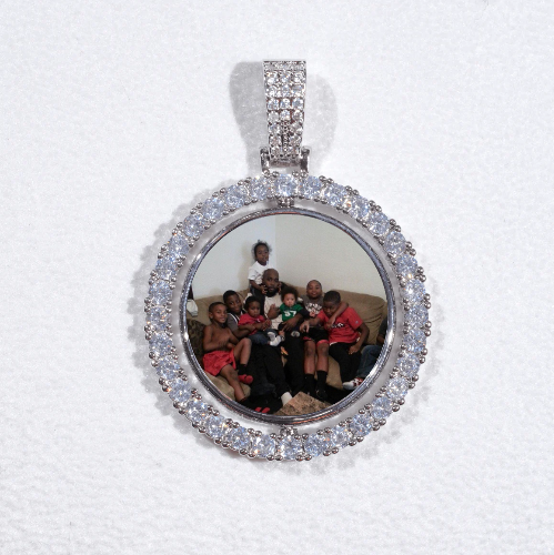 3D Spinning 2-Faced Custom Picture Pendant