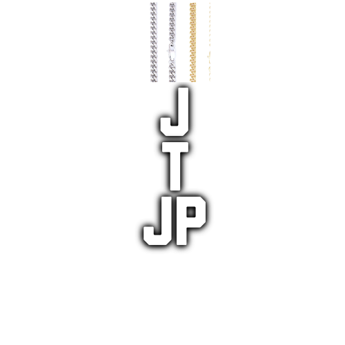 Custom Letters Baguette Two Layer Necklace