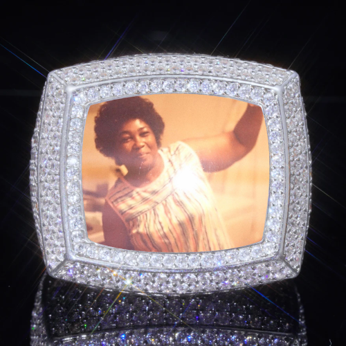 3D CUSTOM PICTURE ICED RING