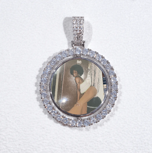 3D Spinning 2-Faced Custom Picture Pendant