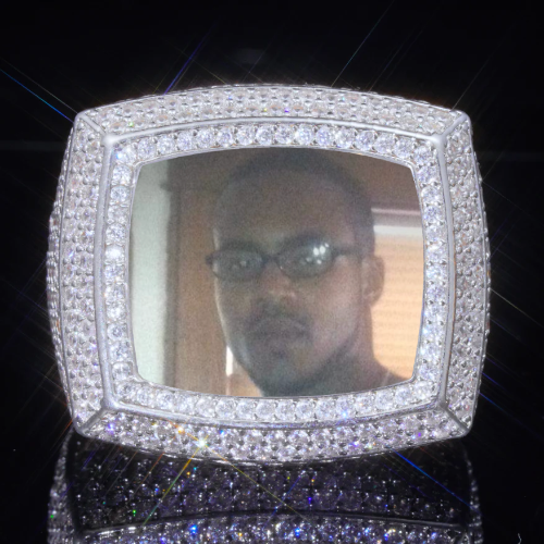 3D CUSTOM PICTURE ICED RING