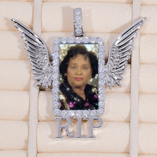 RIP WING 3D CUSTOM PICTURE PENDANT