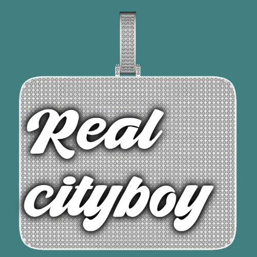 CUSTOM LETTER NECKLACE 3D BIG SQUARE