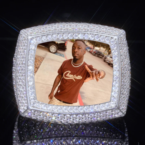 3D CUSTOM PICTURE ICED RING