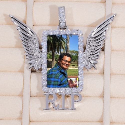 RIP WING 3D CUSTOM PICTURE PENDANT