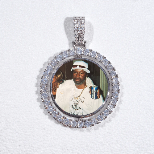 3D Spinning 2-Faced Custom Picture Pendant