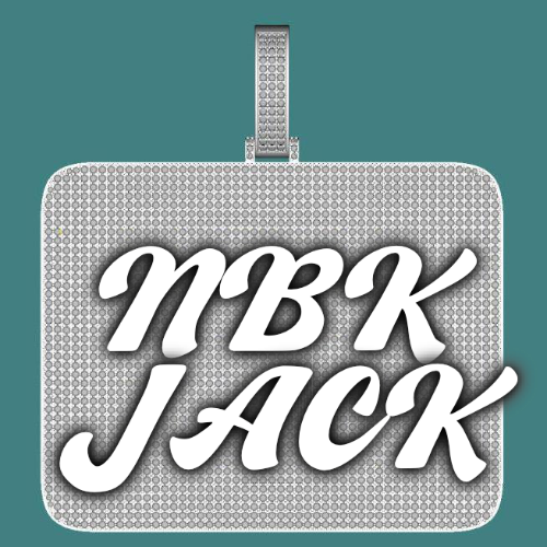 CUSTOM LETTER NECKLACE 3D BIG SQUARE