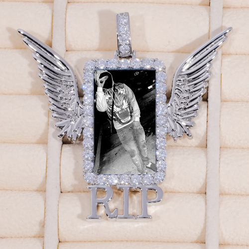 RIP WING 3D CUSTOM PICTURE PENDANT