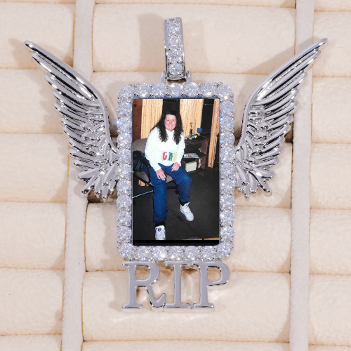 RIP WING 3D CUSTOM PICTURE PENDANT